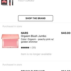 Limited Edition Nars Orgasm Jumbo